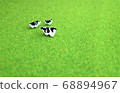 Clay miniature small cow and house Clay miniature small cow and house 68894967