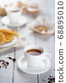 Cup of tea on table 68895010