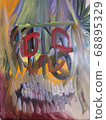 Clown face 68895329