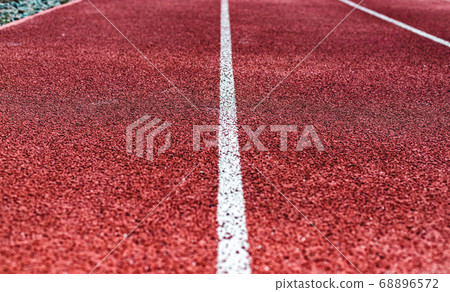 Background of red treadmill, stadium. Background of red treadmill, stadium. 68896572