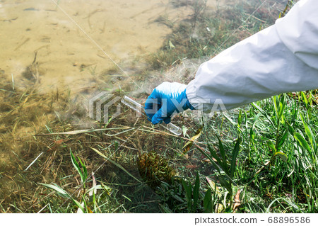 Fence, check the water sample for infections. 68896586