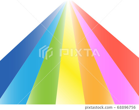 Rainbow background image illustration material 68896756