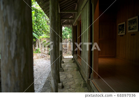 Scenery of native Okinawan village Scenery of native Okinawan village 68897036