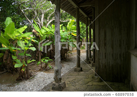 Scenery of native Okinawan village Scenery of native Okinawan village 68897038