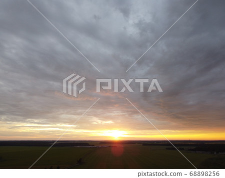 sunset sky with clouds background sunset sky with clouds background 68898256