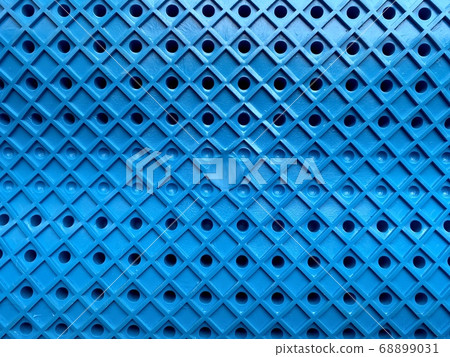 texture of blue plastic close up, abstract background 68899031