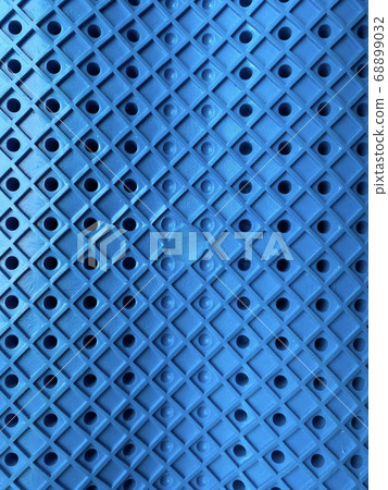 texture of blue plastic close up, abstract background 68899032