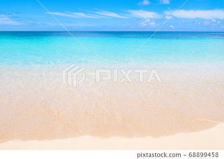 海和天空，夏威夷日落海灘 68899458