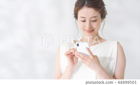 Female smartphone Female smartphone 68899501