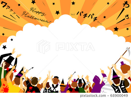 萬聖節服裝歡呼 68900049