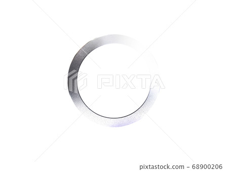 Light shining abstract metal circle 68900206