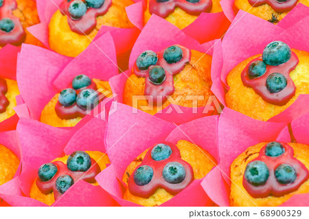 beautiful cake filling frame as background 68900329