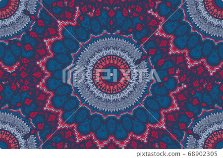 Seamless geometric pattern matte towel print background material Seamless geometric pattern matte towel print background material 68902305