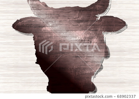 Japanese New Year's card Zodiac background 68902337