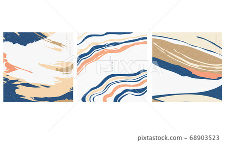 Abstract background in oriental style. Geometric 68903523