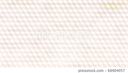 Pink beige isometric cube pattern background image 68904057