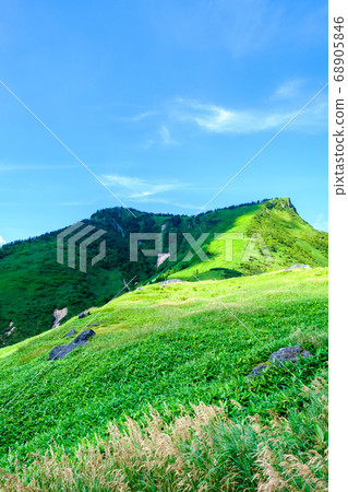 Scenery of Kenashi Pass (view of Mt. Gafu from Kenashi Pass) Scenery of Kenashi Pass (view of Mt. Gafu from Kenashi Pass) 68905846