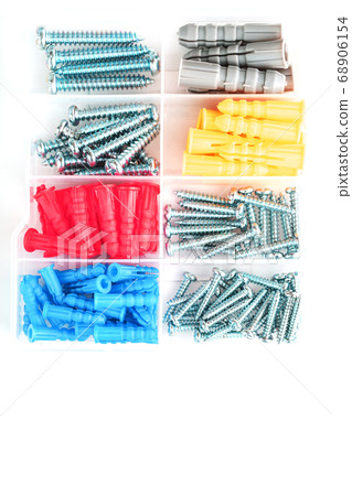 Box with steel Screws and plastic dowels of Box with steel Screws and plastic dowels of 68906154