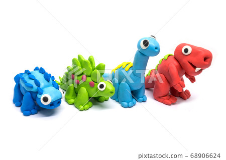 Play dough group Brachiosaurus, Tyrannosaurus, Play dough group Brachiosaurus, Tyrannosaurus, 68906624
