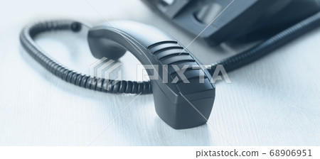 business. voip phone in the office close up 68906951