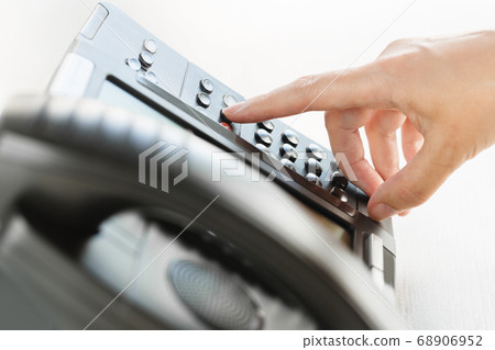 business. voip phone in the office close up 68906952