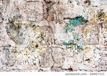 Weathered texture of stained old dark white Weathered texture of stained old dark white 68907333