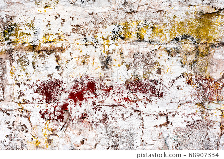 Weathered texture of stained old dark white Weathered texture of stained old dark white 68907334