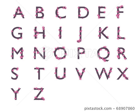 Virus Alphabet, letters of the alphabet with stuck 68907860