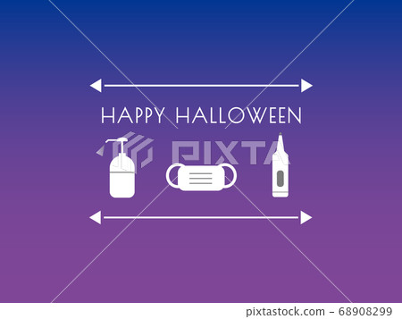 萬聖節顏色_電暈感染預防措施_簡單(日落) 萬聖節顏色_電暈感染預防措施_簡單(日落) 68908299