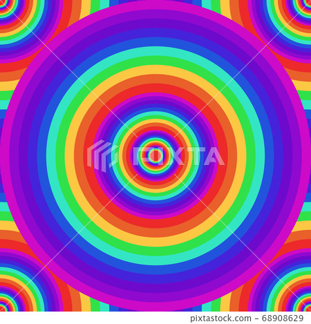 Seamless Psychedelic Rainbow Texture Stock Illustration Seamless Psychedelic Rainbow Texture Stock Illustration