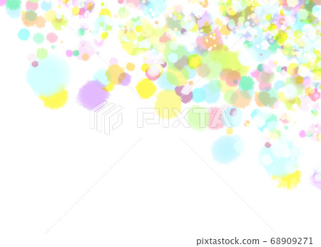 水彩紋理彩虹色 水彩紋理彩虹色 68909271