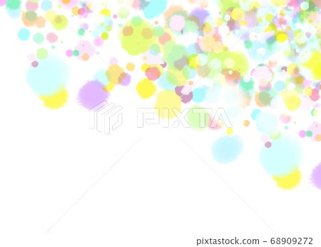 水彩紋理彩虹色 68909272