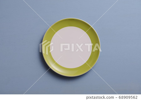 Dish overhead view background material 68909562