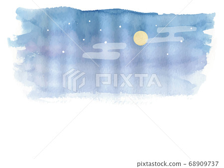 Moonlight watercolor handwriting 1 68909737