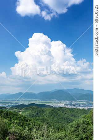Kyoto Prefecture Kameoka Summer Scenery Irudo cloud Kyoto Prefecture Kameoka Summer Scenery Irudo cloud 68910525