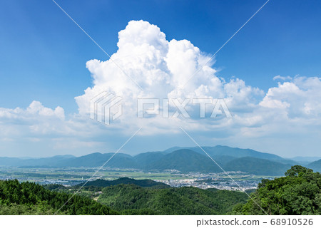 Kyoto Prefecture Kameoka Summer Scenery Irudo cloud Kyoto Prefecture Kameoka Summer Scenery Irudo cloud 68910526