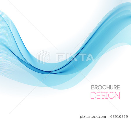 Abstract vector background with smooth color wave Abstract vector background with smooth color wave 68910859