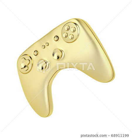Golden gaming controller Golden gaming controller 68911199