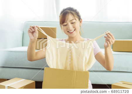 woman, shopping online 68911720