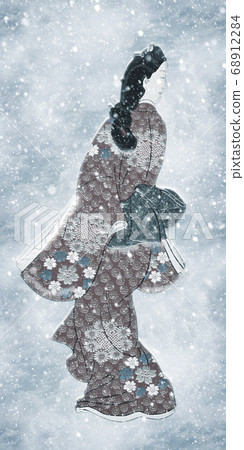 Beautiful woman in return, winter version Beautiful woman in return, winter version 68912284