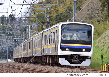 總武本線四海道-Monoi JR東209系列2100系列C436組成（幕張） 68914891