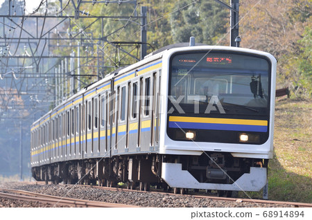 Sobu Main Line Yotsukaido-Monoi JR East 209 series 2100 series C601 formation (Makuhari) Sobu Main Line Yotsukaido-Monoi JR East 209 series 2100 series C601 formation (Makuhari) 68914894