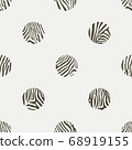 Polka dots background of zebra pattern 68919155