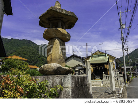 Exit Street Kinpira Shrine Nightlight Fuchu City, Hiroshima Prefecture Exit Street Kinpira Shrine Nightlight Fuchu City, Hiroshima Prefecture 68920654