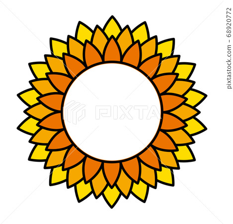 Sunflower vector cartoon icon for print design. Vector illustration flower on white background. Isolated cartoon icon sunflower. Sunflower vector cartoon icon for print design. Vector illustration flower on white background. Isolated cartoon icon sunflower. 68920772
