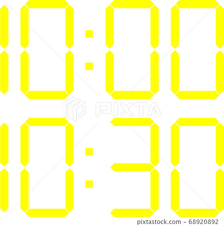數字時鐘_10點 數字時鐘_10點 68920892