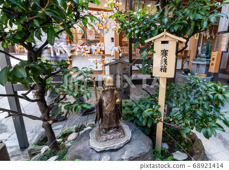 日本的東京城市景觀：小海神社，以算命先生的身份迅速普及，Zenrai Benten =中央區日本橋小海町 68921414