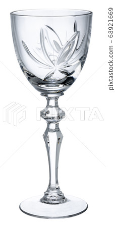 Empty champagne glass isolated on white background Empty champagne glass isolated on white background 68921669