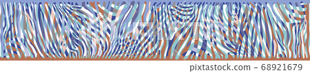 Horizontal background with colorful Zebra skin 68921679