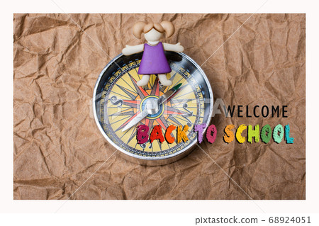 Welcome back to school Design for poster, banner.  68924051
